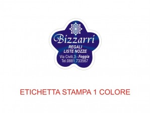 Etichette adesive per articoli da regalo e casalinghi (mm 24X24)   (cod.19L )